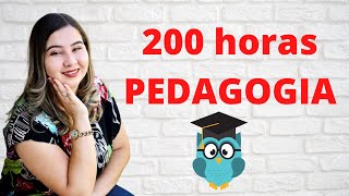 Horas Complementares de Pedagogia  PASSO A PASSO 200 HORAS [upl. by Orms]