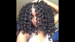 TUTORIAL  Olive Oil EcoStyler Gel Twist Out [upl. by Atteoj458]