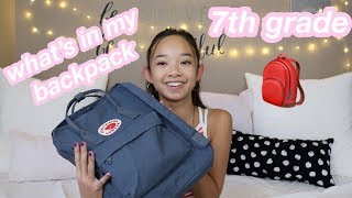 whats in my backpack 2018 7th grade  Nicole Laeno [upl. by Fendig]