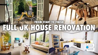 45 Years In 40 Minutes  FULL English Cottage House Renovation  From Start To Finish [upl. by Strawn]