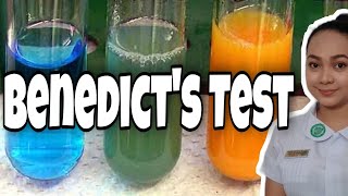 Benedicts Test  Benedicts Solution  Procedure  Demonstration [upl. by Nnylsoj]