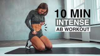 10 MIN INTENSE AB WORKOUT [upl. by Ossie]