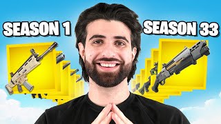 Ranking the BEST Weapon from EVERY Fortnite Season [upl. by Norted]