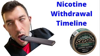 Nicotine Withdrawal Timeline What To Expect [upl. by Akfir565]