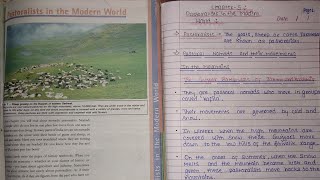 Class 9 History Notes Chapter 5  Pastoralists in the Modern WorldNotes in discription [upl. by Meli241]