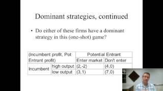 Game Theory  Dominant and Dominated Strategies [upl. by Joelly955]