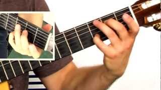 Spanish Guitar New Flamenco Guitar Chord Progression in Dm [upl. by Enecnarf893]