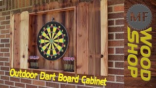 Outdoor Dart Board Cabinet [upl. by Eelra443]