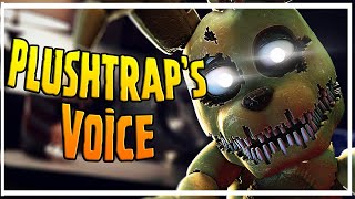 FNAF Plushtrap Voice Lines Animated [upl. by Edmonda]