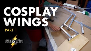 Articulated Motorized Cosplay Wings Part 1 [upl. by Schilling568]