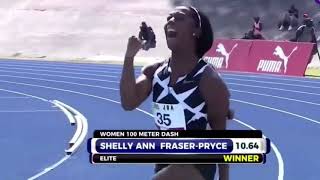 Shelly Ann Fraser Pryce 10 63 100M [upl. by Dahaf296]