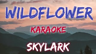 WILDFLOWER  SKYLARK KARAOKE VERSION [upl. by Ived]