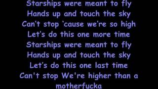 StarShips  Nicki Minaj Lyrics [upl. by Zandra]