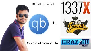 Download and Install qbittorrent and Download Torrent File using torrent client step by step [upl. by Hajan]