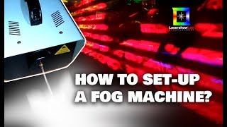 How to Set Up a 900Watts Fog Machine  Easy Guide TUTORIAL [upl. by Kong]