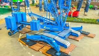 Stunning GIANT RC crane builds a wind power plant [upl. by Zimmerman]