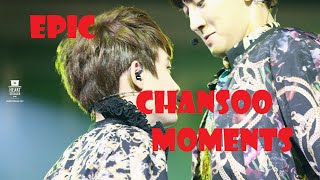 EXO EPIC CHANSOO Moments CHANYEOL KYUNGSOO [upl. by Notniuqal]