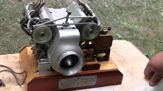 INCREDIBLE HOMEMADE V4 ENGINE from scratch [upl. by Prussian]