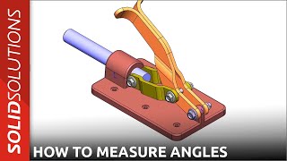 How to Measure angles in SOLIDWORKS [upl. by Angus]