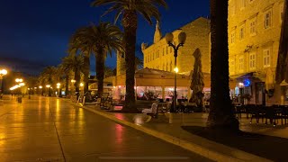 TROGIR AT NIGHT  TROGIR CROATIA 🇭🇷 [upl. by Assili]