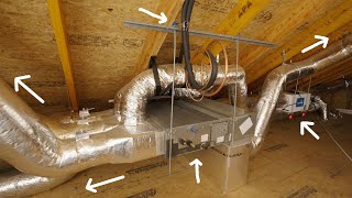 Mitsubishi HVAC At My House  Full System Tour [upl. by Deeyn402]