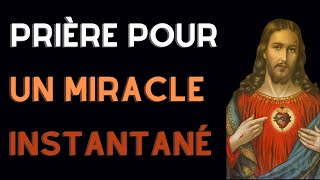 Prière Puissante Pour Un Miracle Immédiat [upl. by Anialam]