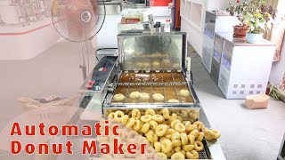 Automatic Donut Maker Machine  Donuts Frying Molding Machine [upl. by Turmel]