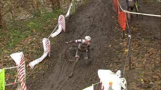 Craziest Cyclocross Crashes In Overijse [upl. by Genesia]