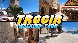 TROGIR Walking Tour  Croatia 4k [upl. by Kcirdet785]