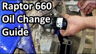 Raptor 660 Oil Change Guide [upl. by Surbeck]