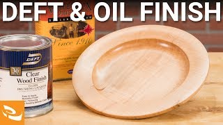 Applying a Deft and Oil Finish Woodturning Howto [upl. by Adim667]