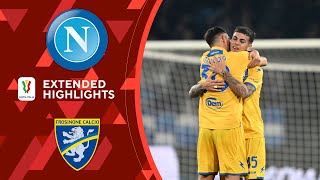 Napoli vs Frosinone Extended Highlights  Coppa Italia  CBS Sports Golazo [upl. by Donnie]