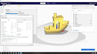 Monoprice Mini Delta V1 Cura 45 Setup  Profiles Start Gcode Tweaks etc  TLDW in Description [upl. by Liatnahs]