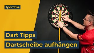 Dartboard richtig aufhängen [upl. by Tirza220]