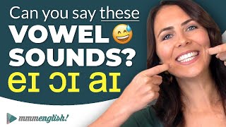 Pronunciation Practice 👄 Difficult Vowel Sounds DIPHTHONGS [upl. by Lucho]