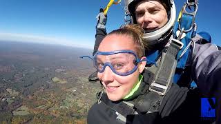 Jodi Deschambeault  Skydive Pepperell  wwwskyjumpcom [upl. by Thorbert282]