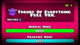 THEORY OF EVERYTHING FULL VERSION GEOMETRY DASH 211 [upl. by Hawkins]