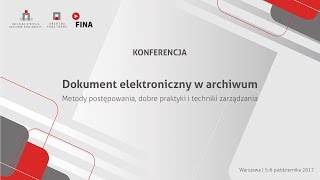 Dokument elektroniczny w archiwum  dzień II [upl. by Gothar595]