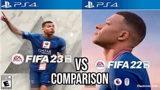 FIFA 23 Vs FIFA 22 PS4 [upl. by Ressler144]