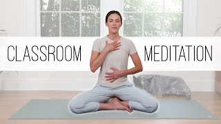 Classroom Meditation  For All Ages  7Minute Guided Meditation [upl. by Annet]