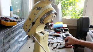 Vintage Kitchenaid Model 4 complete restoration Part 1 [upl. by Eneryt449]