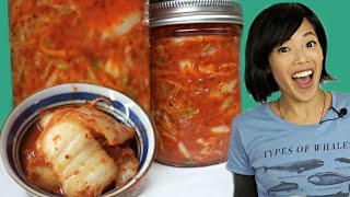 My FAVORITE KIMCHI Recipe  A Small Batch DIY  FERMENTED [upl. by Ansilma]