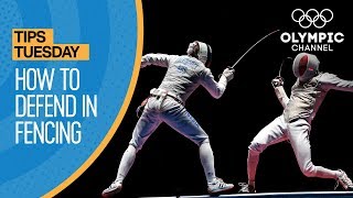 How To ParryDefend in Fencing  Olympians Tips [upl. by Manvell]