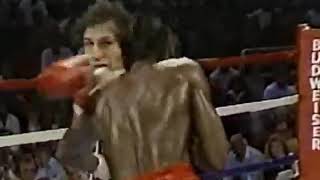 Ray Mancini vs Livingstone Bramble II [upl. by Airdni]