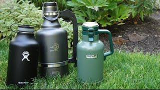 Insulated Beer Growler Reviews HydroFlask Stanley DrinkTanks Juggernaut [upl. by Assetan617]