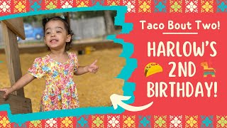 Harlow’s 2nd Birthday Fiesta 🪅 🌮 [upl. by Merrily]