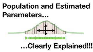 Population and Estimated Parameters Clearly Explained [upl. by Cooperstein]