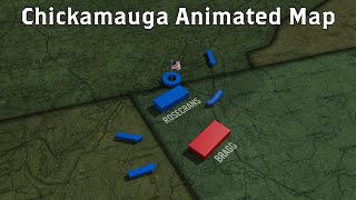 Chickamauga Animated Battle Map [upl. by Horan970]