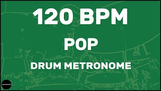 Pop  Drum Metronome Loop  120 BPM [upl. by Atsocal667]