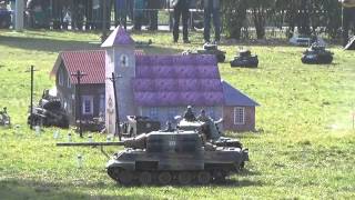 RC Tank Battle Battle of the Ardennes [upl. by Wolfgram953]